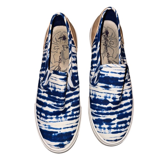 Margaritaville Ladies Knotted Mule Grey/White Slip On Shoes